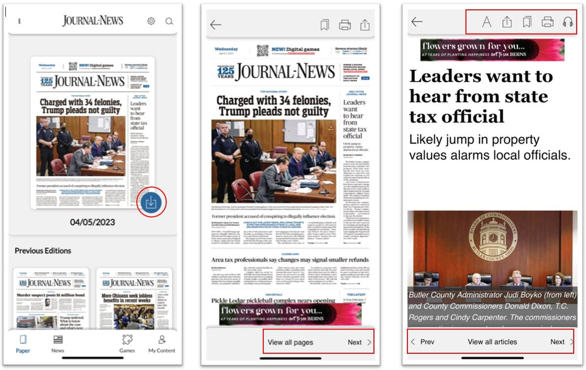 How to: Navigate your Journal-News ePaper